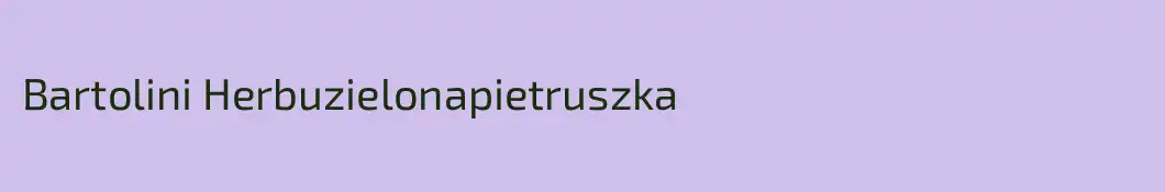 Bartolini Herbuzielonapietruszka